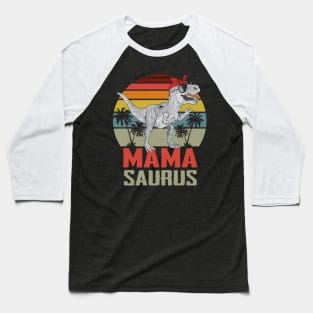 Vintage Mamasaurus Dinosaur Baseball T-Shirt
